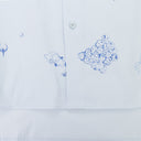 BLUE SCRIBBLED T-SHIRT