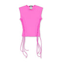 PINK STYLING WITH LACES TANK TOPS
