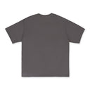 GREY GRAPHIC PRINT WITH EMBROIDERY PULLOVER SWEATER
