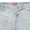 BLUE P-SARKY FLUID PRINTED TROUSERS