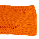 ORANGE RIPPED CREW NECK SWEATSHIRT
