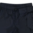 NAVY ANKLE GATHERED W/ BOW DETAIL TRACK TROUSERS