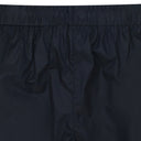 NAVY ANKLE GATHERED W/ BOW DETAIL TRACK TROUSERS