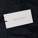 NAVY ANKLE GATHERED W/ BOW DETAIL TRACK TROUSERS