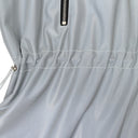 GREY ANORAK LONG RAINCOAT