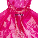 PINK HOODED TRANSPARENT RAINCOAT