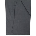GREY PLEAT DETAIL PANTS