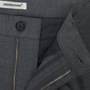 GREY PLEAT DETAIL PANTS