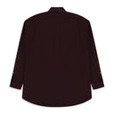 RED TWIN PEAKS PATCH BORDEAUX SHIRT