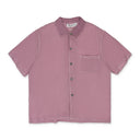 PURPLE BOX SHORT SLEEVE BUTTON-DOWN SHIRT