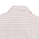 PINK HOOK AND EYE PINSTRIPE LONG SLEEVE T-SHIRT