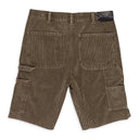 BROWN CORDUROY JOINER SHORTS