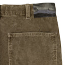 BROWN CORDUROY JOINER SHORTS
