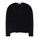 BLACK DOUBLE LOCK LONGSLEEVE LAYERED BUTTON-DOWN SHIRT