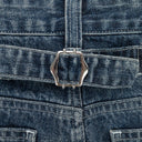 LIGHT BLUE LOW RISE BOOTCUT JEANS