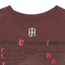 BURGUNDY BLOCK ROCKIN' BEATS VINTAGE T-SHIRT
