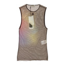 MULTICOLOR SLEEVELESS AURA TULLE TANK TOP