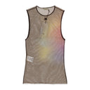 MULTICOLOR SLEEVELESS AURA TULLE TANK TOP