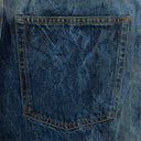BLUE SIDE ZIP RELAXED JEANS