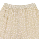 GREEN/WHITE/BEIGE WISPY FLARED LEG STRAIGHT TROUSERS