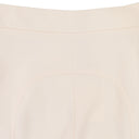 WHITE STRETCH TAILORED STRAIGHT TROUSERS