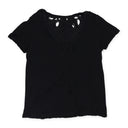 BLACK RIPPED T-SHIRT