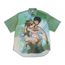 GREEN ANIME SHORT-SLEEVED T-SHIRT