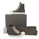 DARK DUST JUMBO LACE PADDED LEATHER SNEAKERS
