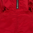 RED WITH FUR LEATHER JACKET