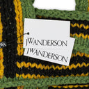 GREEN INTERWOVEN STRIPE RUNWAY VEST