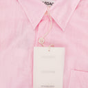 PINK OVERSIZE COTTON SILK DARLING BUTTON-DOWN SHIRT