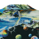 BLUE BOXY HAWAIIAN BUTTON-DOWN SHIRT