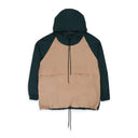 BEIGE/GREEN EMILIO PACKABLE WINDBREAKER