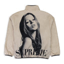 WHITE KATE MOSS FLEECE JACKET