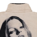 WHITE KATE MOSS FLEECE JACKET