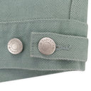 GREEN JACQUARD LOGO CHORE DENIM JACKET