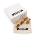 BROWN TRANSPARENT LES AMANDES EARRINGS