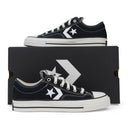 BLACK VINTAGE WHITE STAR PLAYER 76 SNEAKERS