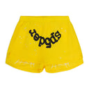 YELLOW OG WEB DOUBLE LAYER SHORTS