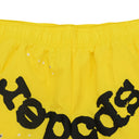 YELLOW OG WEB DOUBLE LAYER SHORTS