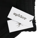BLACK OG WEB V2 RHINESTONE SHORTS
