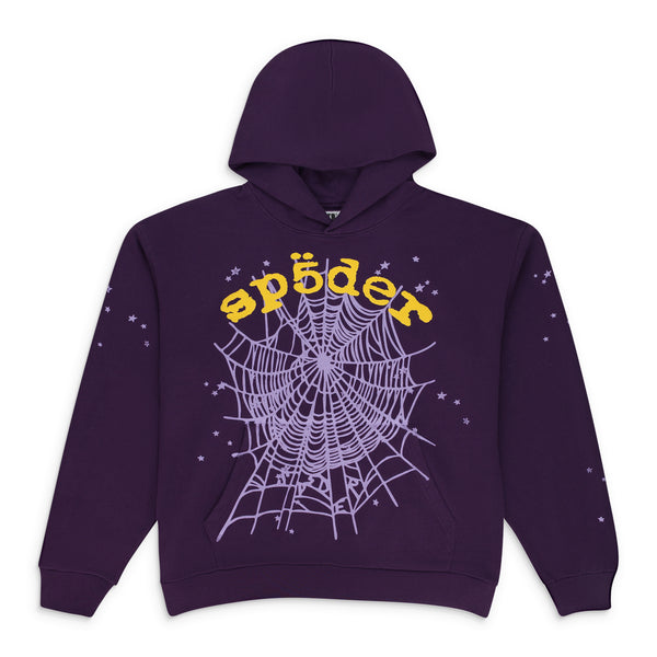 PURPLE STAR OG WEB V2 HOODIE