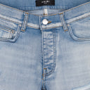 LIGHT INDIGO HIBISCUS ARTPATCH JEANS
