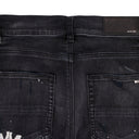 AGED BLACK MA DRIP JEANS