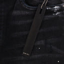 AGED BLACK MA DRIP JEANS