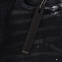 AGED BLACK MA DRIP JEANS