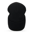 BLACK GOLD RHINESTONE WEB BEANIE