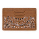 BROWN LEATHER BANDANA CARDHOLDER