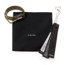 MILITARY GREEN PEBBELED JAX BRACELET