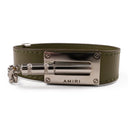 MILITARY GREEN PEBBELED JAX BRACELET